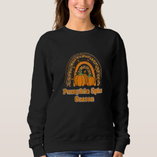 Womens Pumpkin Spice Season Fall Season Rainbow PS Sweatshirt