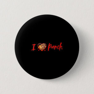 Women's punch monkey lovers love punch cute baby 6 cm round badge