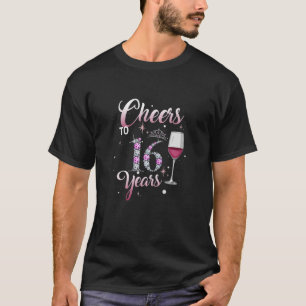 Womens Queen Born In 2006 Cheers To 16 Years Old 1 T-Shirt
