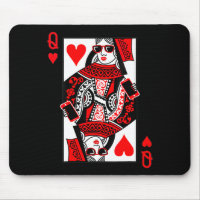 Womens Queen Of Hearts - Vintage Valentine's Day C