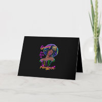 Womens Queens Are Born In August Birthday Black