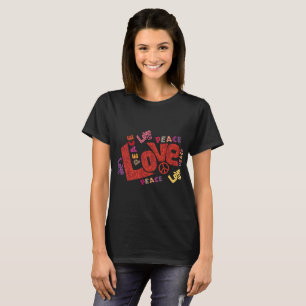 Women's Radiant Love Spectrum Tee - Vivid Artistic