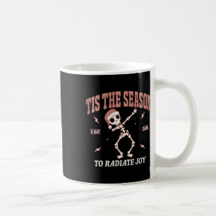 Womens Radiate Joy Rad Tech Radiologist Christmas Coffee Mug