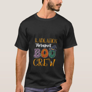 Womens Radiation Therapist Boo Crew Nurse Hallowee T-Shirt