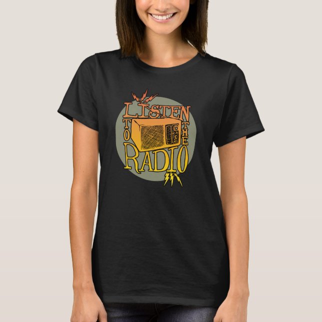 Women's Radio dark T-shirt (Front)