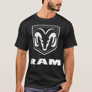 Womens Ram Trucks White Logo Premium  T-Shirt