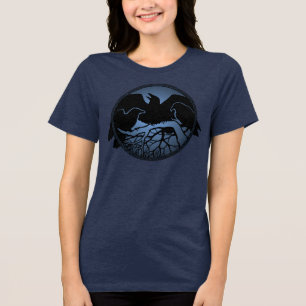 Women's Raven T-shirt Raven Art Organic Shirts