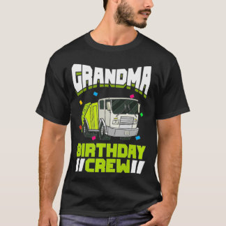 Womens Recycling Garbage Truck Birthday Party Gran T-Shirt