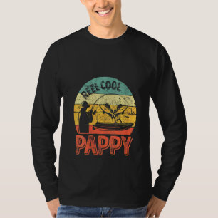 Womens Reel Cool Pappy Fisherman Christmas Fathe T-Shirt