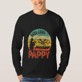 Womens Reel Cool Pappy Fisherman Christmas Fathe T-Shirt