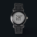 Womens Registered Nurse RN Silver Sparkle Glitter Watch<br><div class="desc">Womens Registered Nurse RN Silver Sparkle Glitter Watch. Wrist watch face is light shade of grey and "RN" printed in darker grey. Band is silver glitter. Customise the face of watch to colour of choice and also the font. This watch makes a great nurse gift idea. Available in different styles...</div>