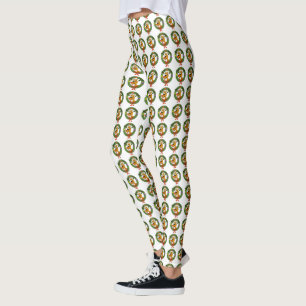 Women's Reindeer in Wreath Leggings
