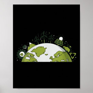 Womens Renewable Energy & Recycling - Poster