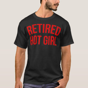 Womens retired hot girl VNeck T-Shirt