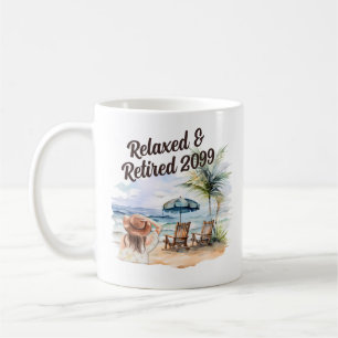 Women's Retirement Beach Chair Coffee Mug