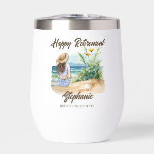 Women's Retirement Beach Theme Elegant Woman