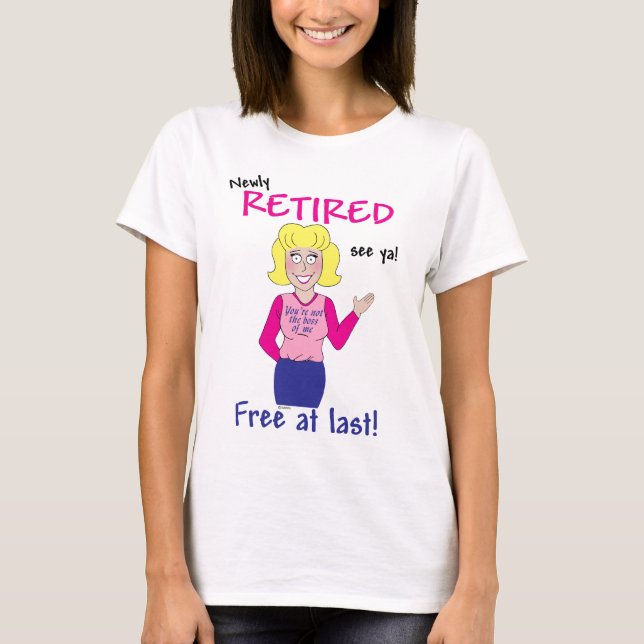 Women's Retirement T-Shirt (Front)