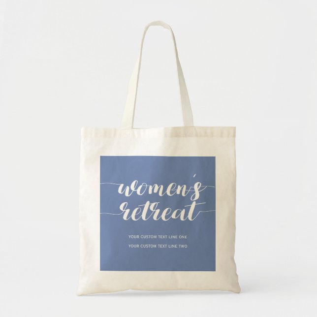 Women's Retreat personalised gift bag (Front)