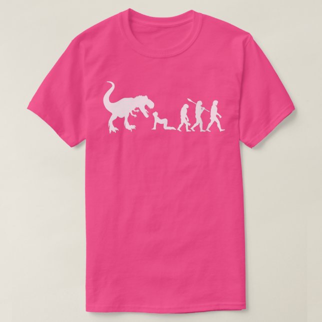 Womens Retro Evolution Dinosaur  Funny Dinosaur VN T-Shirt (Design Front)