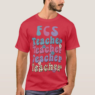 Womens Retro FCS Family & Consumer Sciences teache T-Shirt