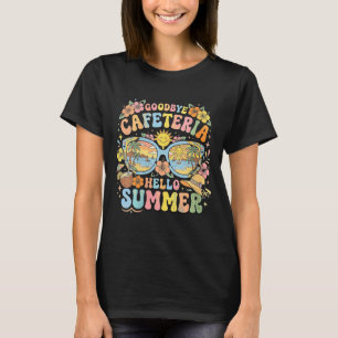 Women's retro goodbye cafeteria hello summer beach T-Shirt