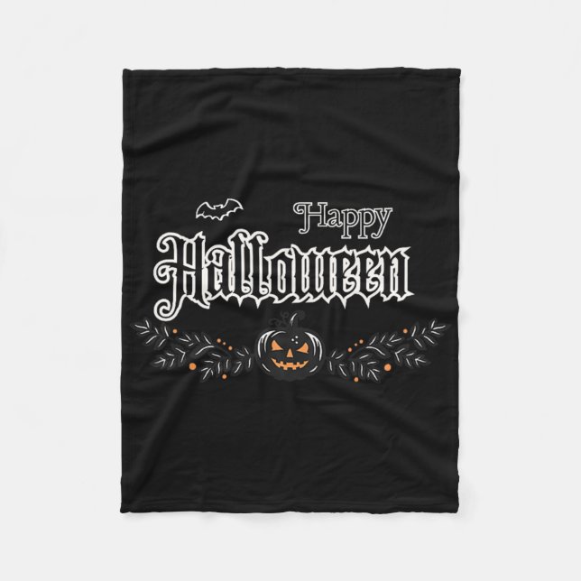Womens Retro Gothic Halloween Premium  Fleece Blanket (Front)