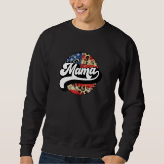 Womens Retro Mama & Mini Mummy And Me Matching Out Sweatshirt