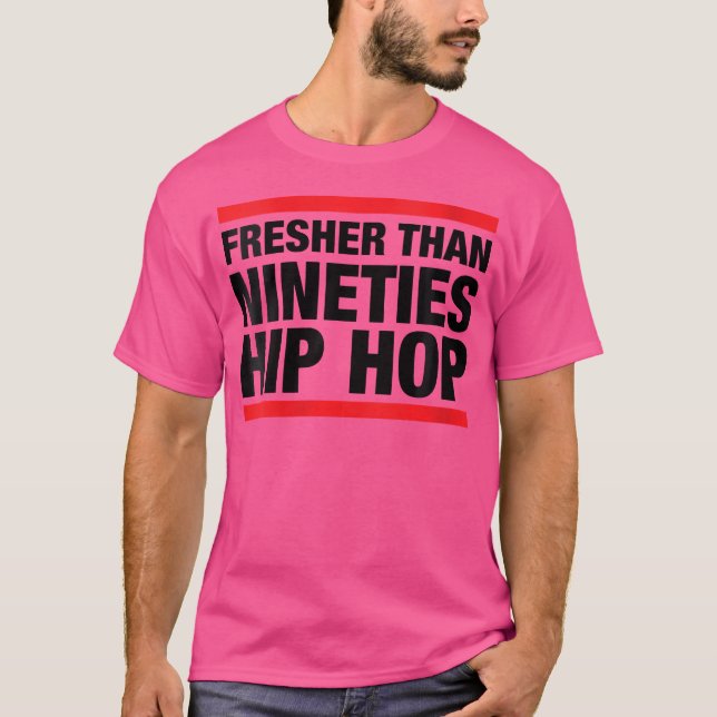 Womens Retro Old School 90S Hip Hop T-Shirt (Front)
