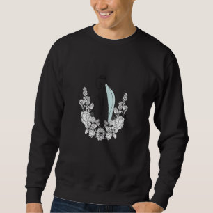 Womens Retro Social Distance Queen Stay At Home Qu Sweatshirt