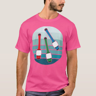 Womens Retro Vintage Juggling Clubs Juggler Gift T-Shirt