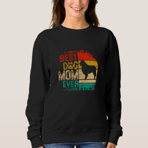 Womens Retro Vintage Sunset Best Bernese Mountain  Sweatshirt