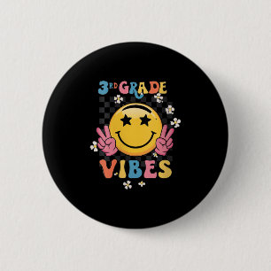Womens Retro Welcome Back To School Teacher Boys G 6 Cm Round Badge