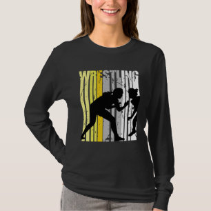 Womens Retro Wrestling Retro Teenage Teen Grandaug T-Shirt