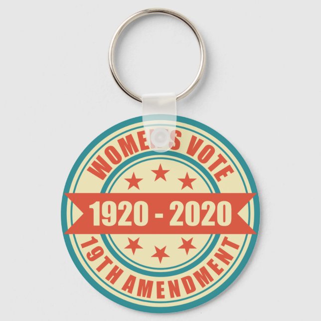 Women's Right to Vote Centennial Key Ring (Front)