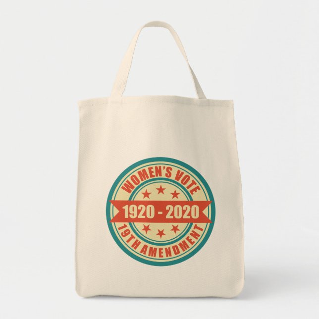 Women's Right to Vote Centennial Tote Bag (Front)