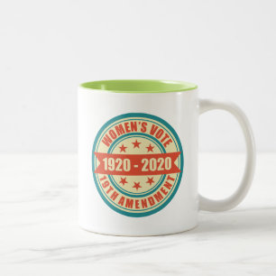 Women's Right to Vote Centennial Two-Tone Coffee Mug