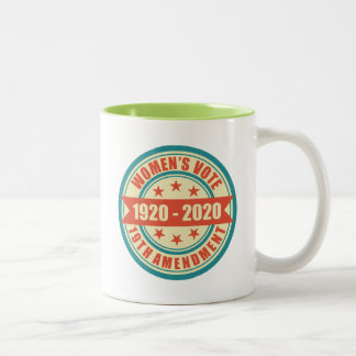 Women's Right to Vote Centennial Two-Tone Coffee Mug
