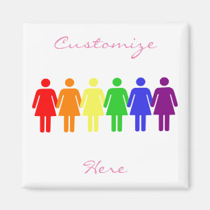 women's rights 2017 LGBTQIA Magnet