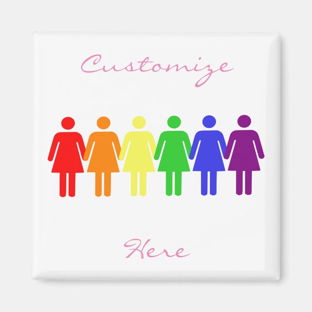 women's rights 2017 LGBTQIA Magnet (Front)