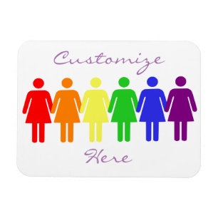 women's rights 2017 LGBTQIA Thunder_Cove Magnet