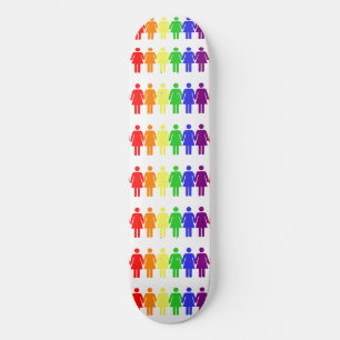 women's rights 2017 LGBTQIA Thunder_Cove Skateboard