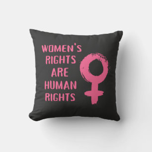 Women's Rights Are Human Rights Cushion