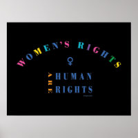 Women's Rights are Human Rights, Equality, Poster