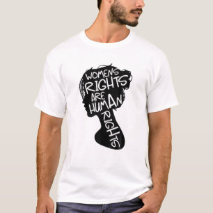 Women's Rights Are Human Rights Feminism Pro-Choic T-Shirt