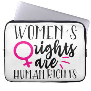 Women's Rights Are Human Rights   Laptop Sleeve