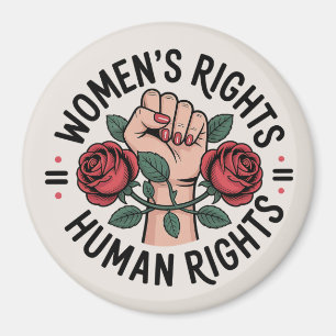 Women's rights are human rights magnet