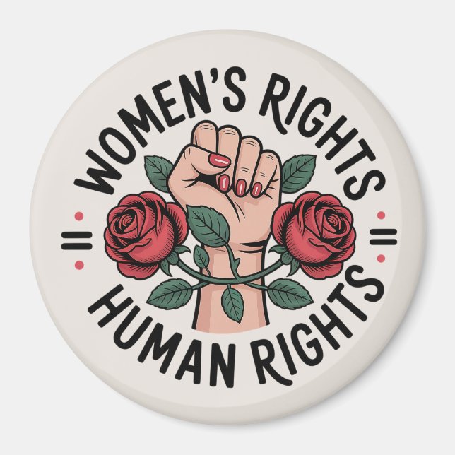 Women's rights are human rights magnet (Front)