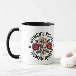 Women's rights are human rights mug