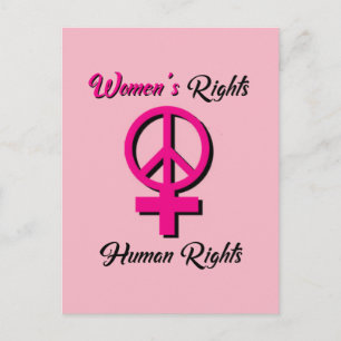 Women's Rights are Human Rights Postcard