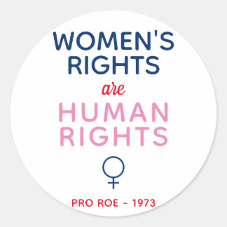 Women's Rights are Human Rights Sticker